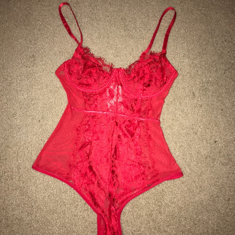 Red lingerie